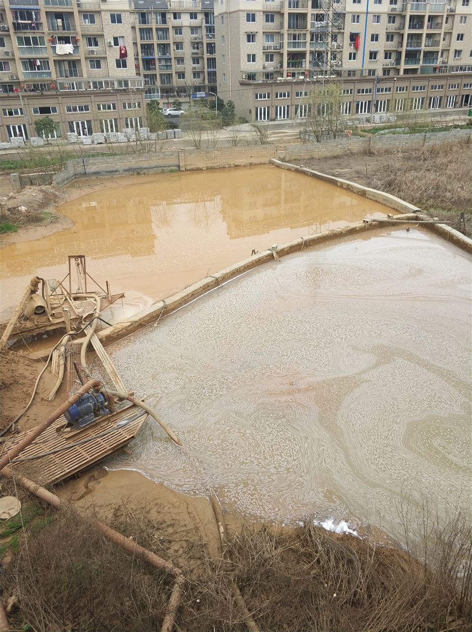 朔城沉淀池淤泥清理-厂区废水池淤泥清淤
